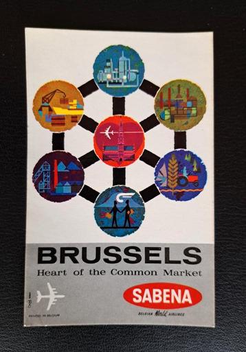 Oud bagagelabel van Sabena beschikbaar voor biedingen