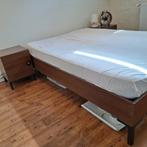 Ikea bed 140200 incl lattenbodem matras en 2 nachtkastjes, Huis en Inrichting, Slaapkamer | Bedden, Ophalen, Zo goed als nieuw