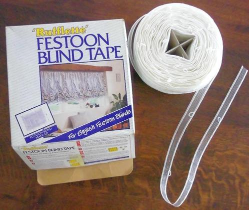 Ruflette " FESTOON  Blind Tape "  Nouveau, Hobby en Vrije tijd, Naaien en Fournituren, Nieuw, Garen of Naald(en), Ophalen of Verzenden