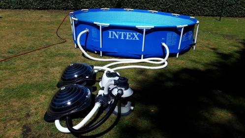 Intex zwembad Ø366X75 met toebehoren, Jardin & Terrasse, Piscines, Utilisé, Piscines hors sol, Moins de 80 cm, 200 à 400 cm, 300 cm ou plus