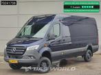 Mercedes Sprinter 319 CDI Automaat 4x4 L3H2 Blauw Metallic L, Auto's, Bestelwagens en Lichte vracht, Automaat, Stof, Euro 6, 4 cilinders