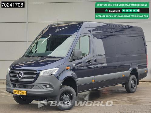 Mercedes Sprinter 319 CDI Automaat 4x4 L3H2 Blauw Metallic L, Auto's, Bestelwagens en Lichte vracht, Bedrijf, Te koop, 4x4, Achteruitrijcamera