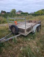 Aanhangwagen dubbelasser., Ophalen of Verzenden, Zo goed als nieuw