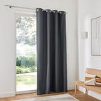 2 thermische fleece gordijnen 140x220, Huis en Inrichting, Stoffering | Gordijnen en Lamellen, Ophalen, Nieuw, Grijs