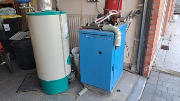 Chaudière Gaz 31kw, accu 130 l, 12 radiateurs, vannes thermo, Enlèvement, Utilisé, 80 cm ou plus, 60 à 150 cm