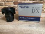 Groothoeklens Tokina 11-16mm F2.8, Audio, Tv en Foto, Ophalen of Verzenden, Zo goed als nieuw