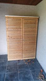 Houten tuinkast – netjes, stevig en afsluitbaar!, Tuin en Terras, Ophalen, Zo goed als nieuw, Hout, Overige typen