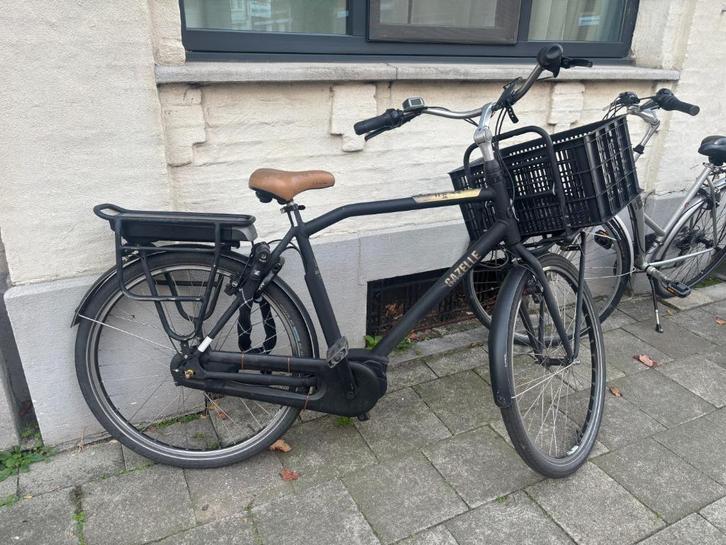 Electrische herenfiets, Fietsen en Brommers, Fietsen | Heren | Herenfietsen, Gebruikt, Gazelle, 61 tot 65 cm, Versnellingen, Ophalen