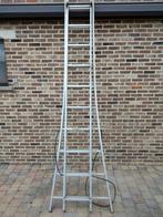 Alu dubbel ladder, Ladder, Gebruikt, Ophalen