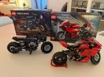 Lego 42155 Batman The Batcycle & Lego 42107 Ducati Panigale, Ophalen, Zo goed als nieuw, Complete set, Lego