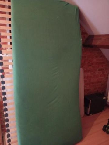 A vendre lit 1 personne avec lattoflex et matelas, 90 cm, Matelas, Enlèvement, 200 cm