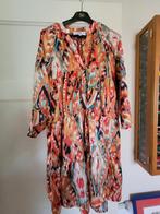oranje satijnen kleed, Kleding | Dames, Jurken, Maat 38/40 (M), Oranje, Zo goed als nieuw, Knielengte