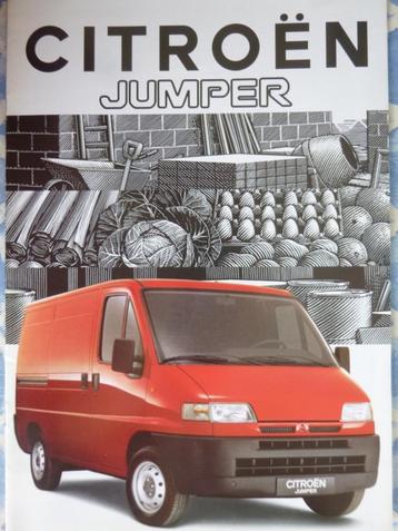 Fourgon Citroën Jumper, brochure datée du 2/1994, Envoi, Utilisé, Citroën
