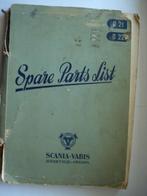 Scania-Vabis B 21/B 22 Spare Parts List 1947, Envoi