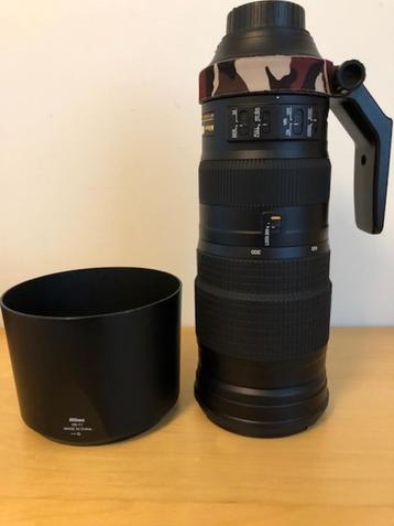 Nikkor lens AF-S - 200-500mm / f/5.6 E disponible aux enchères