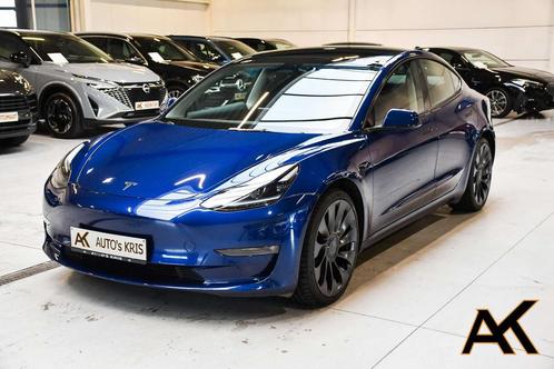 Tesla Model 3 AWD Performance Dual Motor - LEDER / NAVI / PA, Auto's, Tesla, Bedrijf, Te koop, Model 3, 360° camera, 4x4, ABS