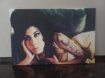 Kwalitatief bedrukt doek Amy Winehouse 90x60x2cm, Nieuw, Ophalen of Verzenden, Print, 75 tot 100 cm