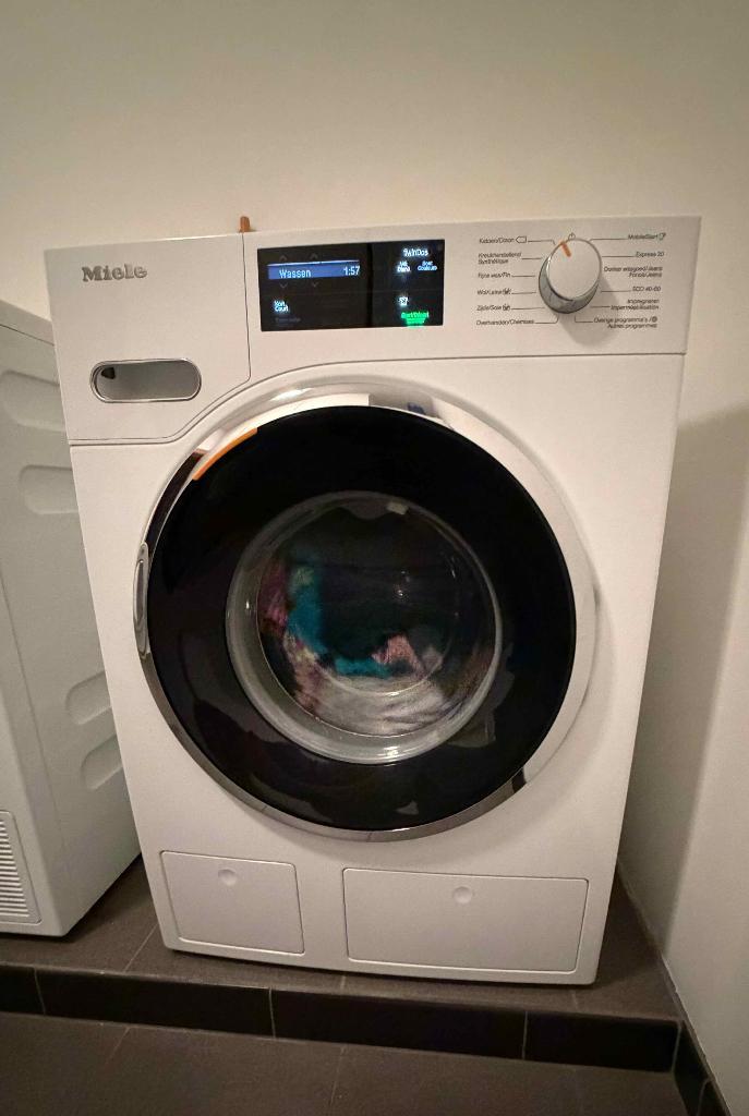 Miele wasmachine WWG760 WPS Twin DOS, Electroménager, Lave-linge, Comme neuf, Chargeur frontal, 8 à 10 kg, 85 à 90 cm, 1200 à 1600 tours