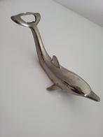 Vintage zilveren dolfijn flesopener 1970, Ophalen of Verzenden, Zilver