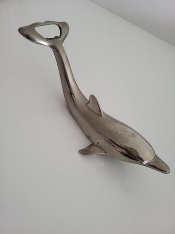 Vintage zilveren dolfijn flesopener 1970 beschikbaar voor biedingen