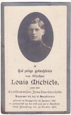 Soldaat gesneuveld te Zilverberg Rumbeke 1918, Verzamelen, Verzenden, Bidprentje