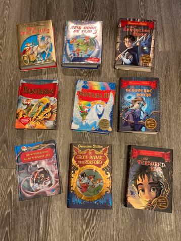 Lot van 9 kinder leesboeken Geronimo Stilton beschikbaar voor biedingen