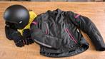 Motorjas, helm en handschoenen bijna nieuw., Enlèvement, Femmes