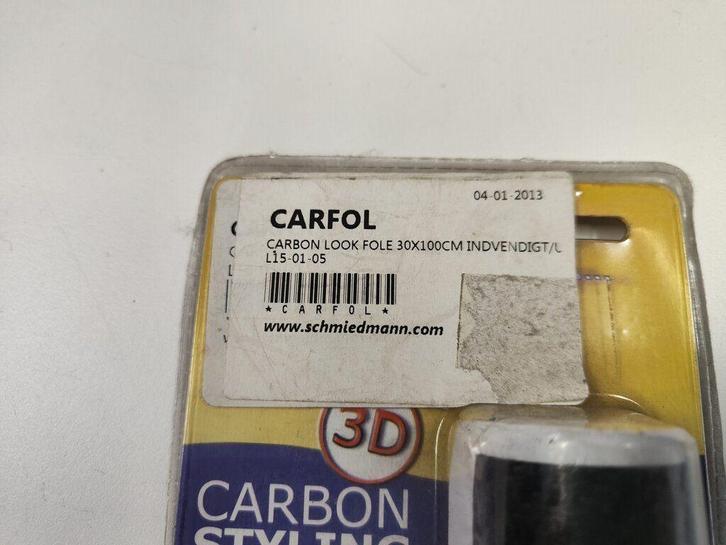 Carbon look folie interieur 30 X 100 CM, Auto diversen, Tuning en Styling, Ophalen of Verzenden