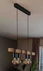 Eglo Townshend hanglamp met hout en metaal 4x E27, Ophalen of Verzenden, Zo goed als nieuw, Hout
