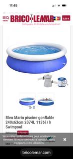 Piscine gonflable avec filtre, Jardin & Terrasse, Enlèvement, Comme neuf, Piscine gonflable