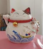 Porseleinen Happy Boeddha geluks-kat,poes,Buddha-cat, Ophalen, Nieuw