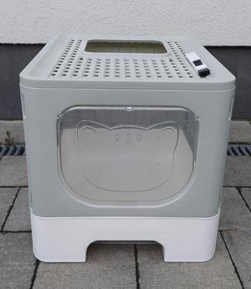 2 OPVOUWBARE/DRAAGBARE KATTENBAKKEN  beschikbaar voor biedingen