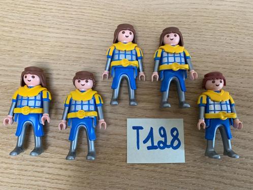 PLAYMOBIL T128 - LOT 5 RIDDERS, Kinderen en Baby's, Speelgoed | Playmobil, Nieuw, Los Playmobil, Ophalen of Verzenden