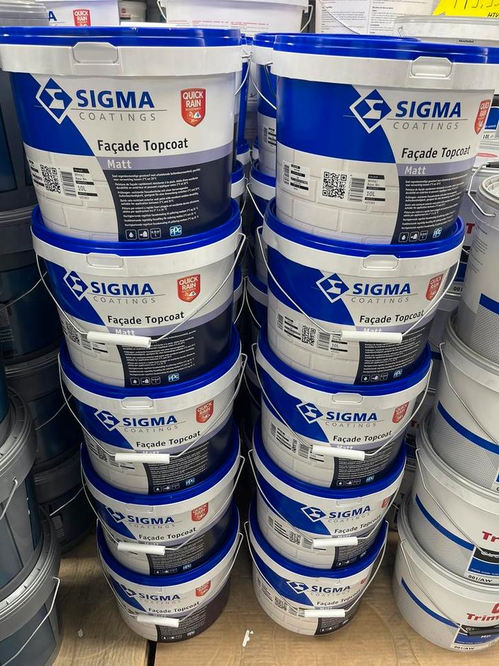 🔥🚨Peinture TRIMETAL FAÇADE, SIGMA & MURFILL 15kg PROMOS🔥, Doe-het-zelf en Bouw, Verf, Beits en Lak, Nieuw, Verf, 15 tot 20 liter