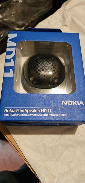 Mini speaker Nokia, zwart, aansluiting via Jack, type MD-11 beschikbaar voor biedingen