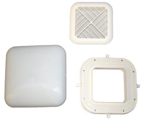 Dak ventilatie doorvoer vierkant 14x14 cm, Caravans en Kamperen, Mobilhome-accessoires