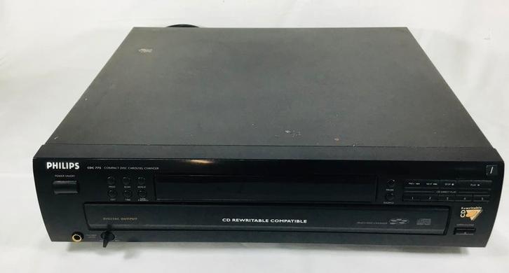 Philips CDC775 CD speler wisselaar, Audio, Tv en Foto, Cd-spelers, Gebruikt, Philips, Wisselaar, Ophalen of Verzenden