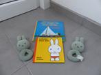 Lot de 2 livres Miffy et de 2 hochets, Enlèvement ou Envoi, Comme neuf