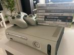 Xbox 360 + 9 jeux. A venir chercher sur place., Consoles de jeu & Jeux vidéo, Consoles de jeu | Xbox 360, Utilisé, Avec 2 manettes