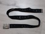 ceintuur zwart Kids Wear met  metalen klemgesp  83cm jongen, Ophalen of Verzenden, Zo goed als nieuw, Kids Wear, Jongen