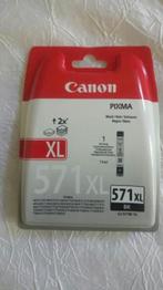 Cartouche d'encre Canon BK Noir 571 XL sous scelle originale, Informatique & Logiciels, Enlèvement ou Envoi, Neuf