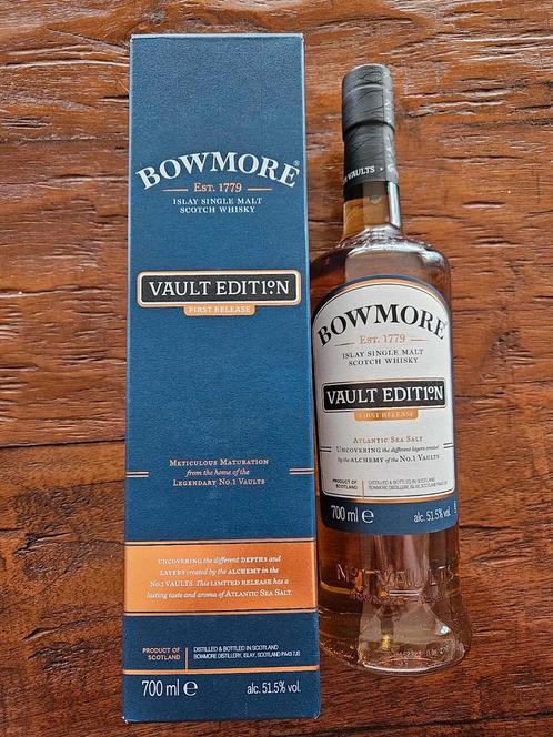 Bowmore Vault Edition First Release – Atlantic Sea Salt, Verzamelen, Wijnen, Nieuw, Overige typen, Overige gebieden, Vol, Ophalen of Verzenden