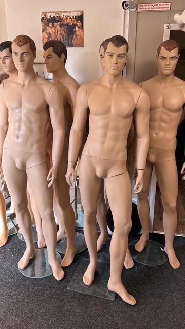 heren etalagepop paspop mannequin gestileerd, Verzamelen, Militaria | Algemeen, Ophalen of Verzenden