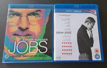 Twee films: Jobs (2013) + Steve Jobs (2015) (blu-ray)