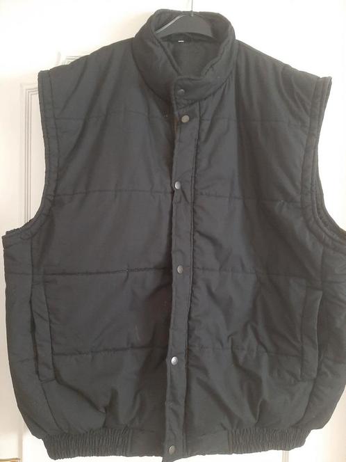 Warme gewatteerde bodywarmer – maat XXL, Kleding | Heren, Bodywarmers, Zo goed als nieuw, Zwart, Ophalen of Verzenden