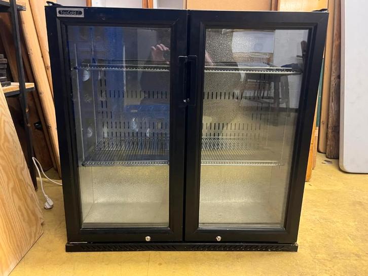 Frigo Bar - TopCold BB2 – Double porte vitrée, Electroménager, Électroménager & Équipement Autre, Utilisé, Enlèvement