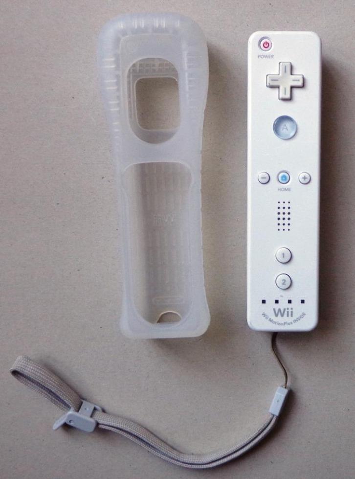 Originele Wii Motion Plus Remote Controller Wit, Games en Spelcomputers, Games | Nintendo Wii, Zo goed als nieuw, Ophalen of Verzenden