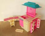 Barbie Dream Kitchen n°9119, vintage 1984, Kinderen en Baby's, Speelgoed | Poppen, Verzenden, Gebruikt, Barbie