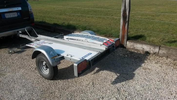 Moto remorque, Auto diversen, Aanhangers en Bagagewagens, Zo goed als nieuw, Ophalen