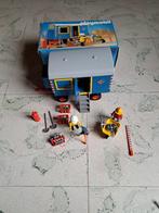 Vintage Playmobil 3760 Schaftkeet construction site trailer, Kinderen en Baby's, Ophalen, Gebruikt, Complete set